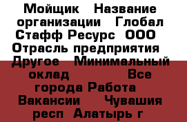 Мойщик › Название организации ­ Глобал Стафф Ресурс, ООО › Отрасль предприятия ­ Другое › Минимальный оклад ­ 30 000 - Все города Работа » Вакансии   . Чувашия респ.,Алатырь г.